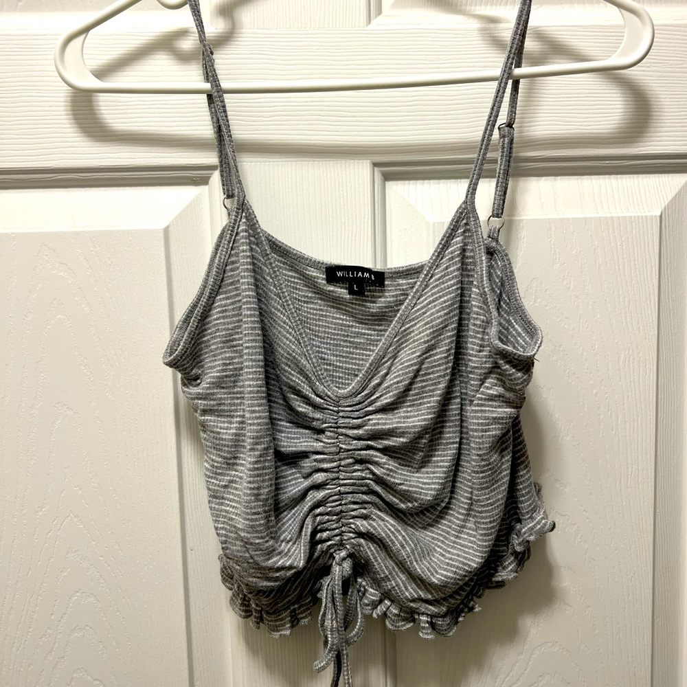 Large William B cropped top